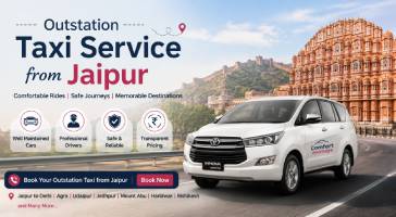 Outstation Taxi Service from Jaipur